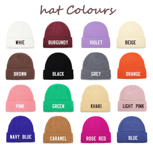 Gorro de punto para hombre y mujer, gorro cálido informal, gorros de invierno con logotipo personalizado, varios colores, de Vietnam. - Product Image 5