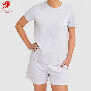 Nouveauté : Ensemble de t-shirts pour femmes en tissu extensible, coupe décontractée et design moderne, best-seller en promotion - Product Image 1