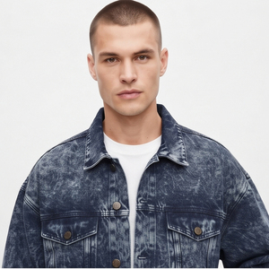 OEM <b>Men's</b> <b>Denim</b> Jean <b>Jacket</b> Custom Manufacturer Button-down Vintage <b>Denim</b> <b>Jackets</b> <b>Men</b> <b>Denim</b> <b>Jacket</b> Heavyweight Wash <b>Jackets</b> - Product Image 4