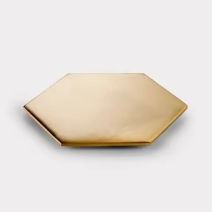 Contemporary Metal Coaster Set Modern Beverage <b>Protectors</b> for Office Desk Coffee <b>Table</b> Restaurant Hotel Home Decor - Product Image 5