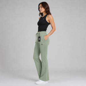 OEM/ODM Custom Made Heavyweight Fleece <b>Lace</b> Anti-static Drawstring <b>Elastic</b> Waist Winter Sports Sweatpants Embroidery Logo - Product Image 3