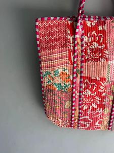 Quilted Cotton <b>Backpack</b> <b>Floral</b> Print Softback Zipper Closure Anti-Theft School Bag for Girls Kids gift for her Anti-Theft gift - Product Image 2