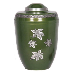 Urnas de cremación de latón decorativas con hermoso diseño Urnas funerarias para cenizas humanas Urnas masculinas y femeninas de entierro a bajo precio - Product Image 2