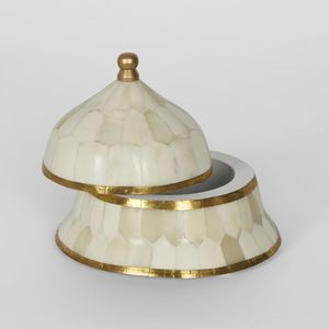 Decorative Handmade Bone Inlay Trinket and Jewellery <b>Box</b> with Vintage Pattern, Stylish Organizer for Rings, <b>Earrings</b> <b>Box</b> - Product Image 4