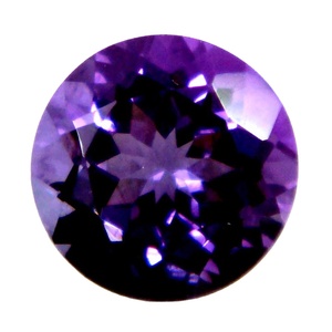 Améthyste violette pierre précieuse ronde coupe brillante coupe à facettes en vrac vente en gros de fabrication de bijoux forme de pierres fabricant indien OEM - Product Image 1