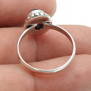 Brilliant Oval Cut Natural Amethyst Gemstone <b>Ring</b> In 925 Sterling Silver Handmade Wedding <b>Statement</b> <b>Ring</b> for Women Boho Jewelry - Product Image 2