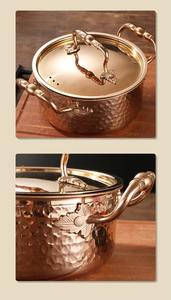 Casserole moderne en acier inoxydable de qualité supérieure avec couvercle en verre, résistante au four, chauffe-plat, incroyablement résistante à la chaleur, pour servir des aliments chauds. - Product Image 2