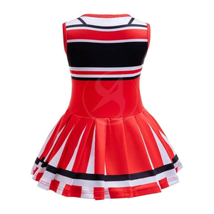 Tenue de cheerleading sans manches en tissu de qualité supérieure, nouvelle arrivée, à vendre. Tenue de cheerleader de la plus haute qualité. - Product Image 2