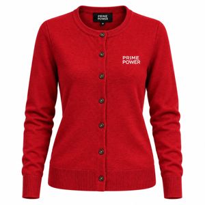 <b>Women's</b> Fashion Knit <b>Cardigan</b> Sweater Manufacturer Wholesale Round Neck <b>Long</b> Sleeve Button Front Clothing Supplier Direct - Product Image 1