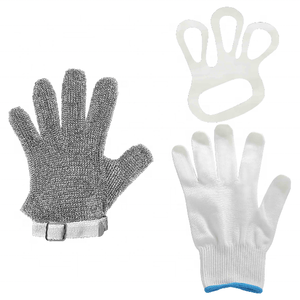 Gants de jardin en maille tricotée, équipement de protection, gants résistants aux coupures en acier inoxydable de haute qualité, maille S/S 18/8 - Product Image 2