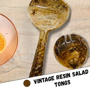 Ensemble de 2 pinces à salade en résine, cuillères à mélanger et à servir à long manche de 31,75 cm pour salades, cuisine et essentiels de cuisine - Product Image 6