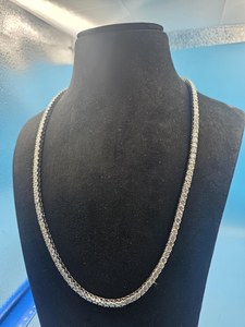Chaîne tennis classique en argent 925 plaqué rhodium et moissanite, style hip-hop, luxe, cadeau d'anniversaire pour homme et femme - Product Image 4