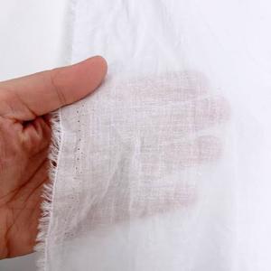 Tissu en voile 100 % coton de qualité supérieure, écologique, léger, doux, respirant, uni, pour doublure de vêtements, textile pour garçons et filles - Product Image 3