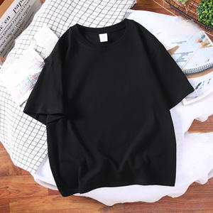 High Quality Regular Fit <b>Canvas</b> Fabric Men's T-Shirt with Heat-Transfer Printing Custom Front Logo Position - Product Image 2