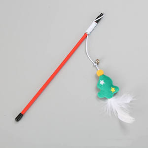 Juguetes Interactivos de Plástico para Mascotas al por Mayor, Baratos, Varita de Juguete para Gatos con Campana para Movimiento y Juego, Ideales para Navidad - Product Image 5
