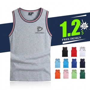 Custom <b>Men</b> Casual <b>White</b> Athletic Tank Top Eco-Friendly Knitted Quick Dry Gym Breathable Spandex/Polyester Running Workout - Product Image 5