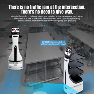 Robot de Entrega de Comida Panda Smart con Servicio de Servicio Autónomo y Robot de Recolección de Platos para Restaurantes y Hoteles - Product Image 6
