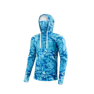 Sudadera con Capucha para Pesca en Agua Dulce y Salada, Sudadera con Capucha para Pesca en Todas las Estaciones, Sudadera Ligera con Protección UPF 50, Sudadera de Alto Rendimiento para Pescadores - Product Image 1