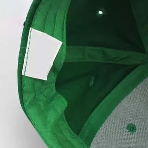 Gorra de Béisbol Verde de 6 Paneles con Cierre Trasero Ajustable y Hebilla Dorada, Unisex, de Algodón, Estilo Casual, Color Sólido, para Adultos - Product Image 6