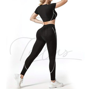 Nuevo Conjunto de Yoga Personalizado de Alta Calidad al por Mayor para Mujer, Ropa Deportiva para Gimnasio al Aire Libre, Conjunto de Shorts de Yoga para Mujer - Product Image 5