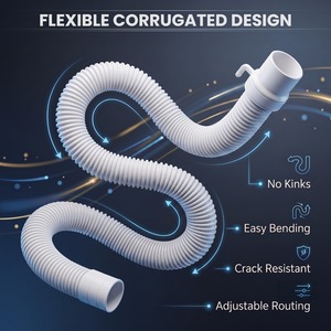 Manguera de Desagüe para Lavadora Semiautomática, Flexible y Larga, para Uso Doméstico, en Oferta - Product Image 1