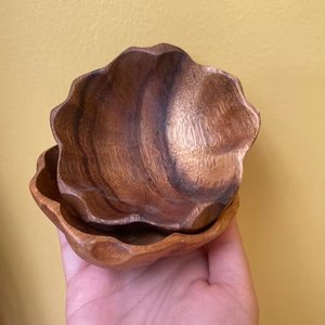 Venta al por Mayor de Tazones de Madera de Acacia Natural Hechos a Medida, Tazones de Madera Extra Grandes para Ensaladas, Exportador de Tazones de Servir de la India por UO - Product Image 1