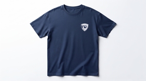 เสื้อยืดคอกลมแขนสั้นสีฟ้าอ่อนสำหรับผู้ชาย ทรงปกติ ผ้าเจอร์ซีย์ถัก 100% ผ้าฝ้าย สีพื้น ระบายอากาศได้ดี ไม่เป็นขุย สวมใส่สบาย - Product Image 1