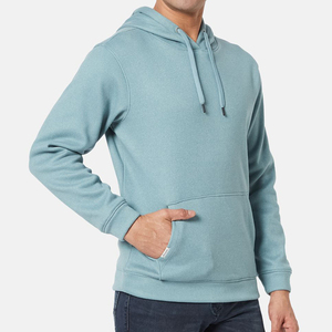 Sweat à capuche en polaire pour homme, pull à capuche 100% coton, personnalisé, haute qualité, séchage rapide, écologique, chaud pour l'hiver, OEM - Product Image 4