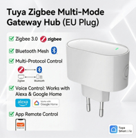 Passerelle Hub Multi-Mode Tuya ZigBee 3.0 Prise EU pour Automatisation Domestique Intelligente Compatible Alexa Google Home