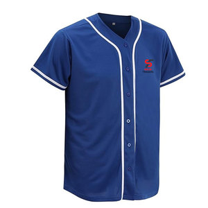 Solid Trader Professional Manufacturer <b>Elite</b> Athlete Moisture Wicking Dry Fit Striped Digital Printing Baseball Jersey - Product Image 1