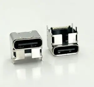 Customized USB Type C Connector 16PIN Socket USB 3.1 Vertical for PCB Electronic SMT