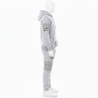 Survêtements de sport d'hiver à capuche pour hommes, épais et de haute qualité, Antom Enterprises, grandes tailles, décontractés, unis et respirants