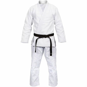 Kimono de Judo en Gros 100% Coton Double Tissage Robuste et Durable Uniforme d'Arts Martiaux Logo Personnalisé Tenue d'Entraînement Unisexe Adulte - Product Image 3
