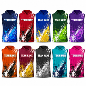 Sudadera sin Mangas Sublimada Personalizada Unisex, Ligera, Transpirable, de Secado Rápido, para Calentamiento Deportivo, Fabricante de Ropa Deportiva para Equipos - Product Image 2