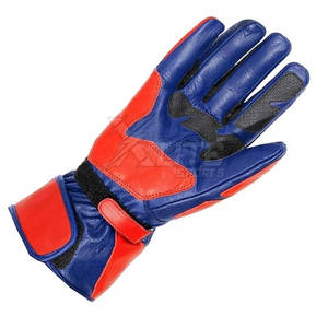 Guantes de Motocicleta de Cuero de Alta Calidad, Cómodos, Impermeables, Transpirables, con Correa de Muñeca Ajustable, Agarre para Pantalla Táctil - Product Image 5