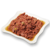 Makanan Kalengan Mousse Sapi dengan Sayuran Lengkap dan Seimbang