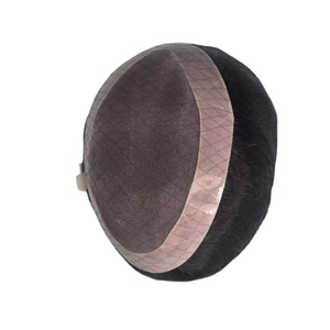 Taz Hair Bangladesh's High Quality Indian Hair Peluca para hombres Estilo de onda profunda Soft Mono Base Toupee Sistema de cabello de Bangladesh - Product Image 6