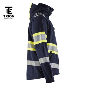 เสื้อแจ็คเก็ตนิรภัยแบบสะท้อนแสงสองสี Hi-Vis สำหรับงานอุตสาหกรรม ผลิตจากโพลีเอสเตอร์ คุณภาพสูง สำหรับผู้ใหญ่ทุกเพศ พร้อมบริการ OEM ODM - Product Image 2