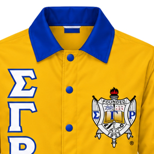 เสื้อแจ็คเก็ตกรีกสำหรับผู้หญิง Custom Sigma Gamma Rho ลายเส้นไขว้ น้ำหนักเบา กันลม ชุดกีฬา แฟชั่นลำลอง ขายส่ง OEM - Product Image 3