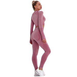 Prix raisonnable de haute qualité Créez votre idée Concevez votre propre style Meilleur matériel Ensembles de yoga pour femmes - Product Image 2