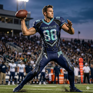 American Football Uniform Full Set Custom Sublimation Printing Team Jersey <b>Pants</b> <b>Padded</b> Sports Wear - Product Image 1