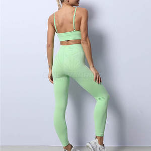 Conjunto de Yoga para Mujer de Alta Calidad, Venta Directa de Fábrica, Ropa Deportiva sin Costuras - Product Image 2