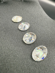 Diamant ovale cultivé en laboratoire, couleur E, pureté VVS2, certifié IGI, diamant non monté pour la fabrication de bijoux, vente en gros, bague de fiançailles - Product Image 5