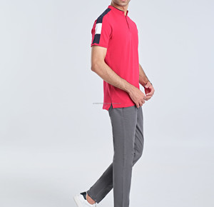 Precio bajo Calidad Hombres 100% Algodón Sólido para camisas Logotipo personalizado Manga corta Transpirable Secado rápido Tallas grandes - Product Image 3