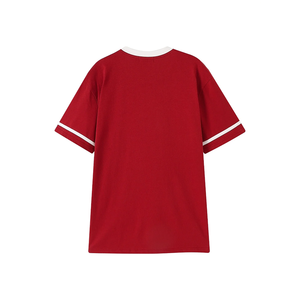 เสื้อยืดสตรีลายตัวอักษรกรีกเดลต้าทูโทน ผ้าฝ้ายเจอร์ซีย์ 100% ระบายอากาศได้ดี เหมาะสำหรับฤดูร้อน |   ผ้าเนื้อนุ่ม รับผลิตตามสั่ง ขายส่ง - Product Image 5