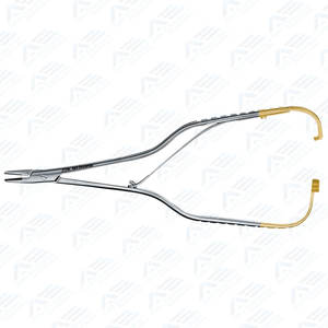 Pinza Portaagujas Olsen Hegar de 16 cm, Instrumento Quirúrgico Recto de Alta Calidad con Mordazas Lisas y Dentadas, Acero Inoxidable - Product Image 6