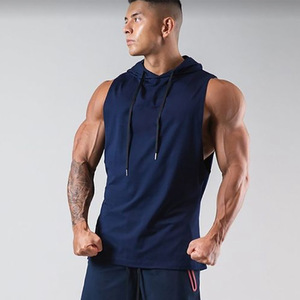 Débardeur de sport respirant à capuche pour homme, séchage rapide, idéal pour la course et le fitness en extérieur - Product Image 6