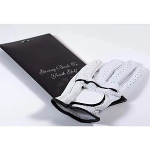 Gants de golf en cuir Cabretta souple, sensation de luxe premium, antidérapants, anti-humidité, doux et confortables, blancs pour adultes, pour le sport - Product Image 5