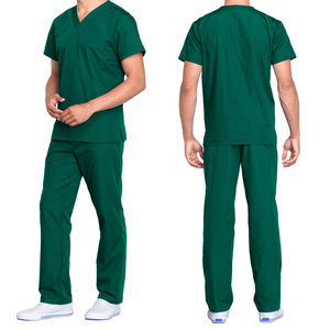 Tenues d'infirmières personnalisées pour femmes et hommes, uniformes d'hôpital, ensembles de blouses médicales à manches courtes - Product Image 4