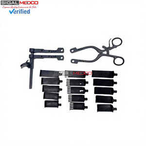 Rétracteur Cervical Casper en Acier Inoxydable, Instrument Chirurgical Orthopédique, Ensemble de 17 Pièces, Revêtement Noir, Professionnel pour la Colonne Vertébrale - Product Image 4